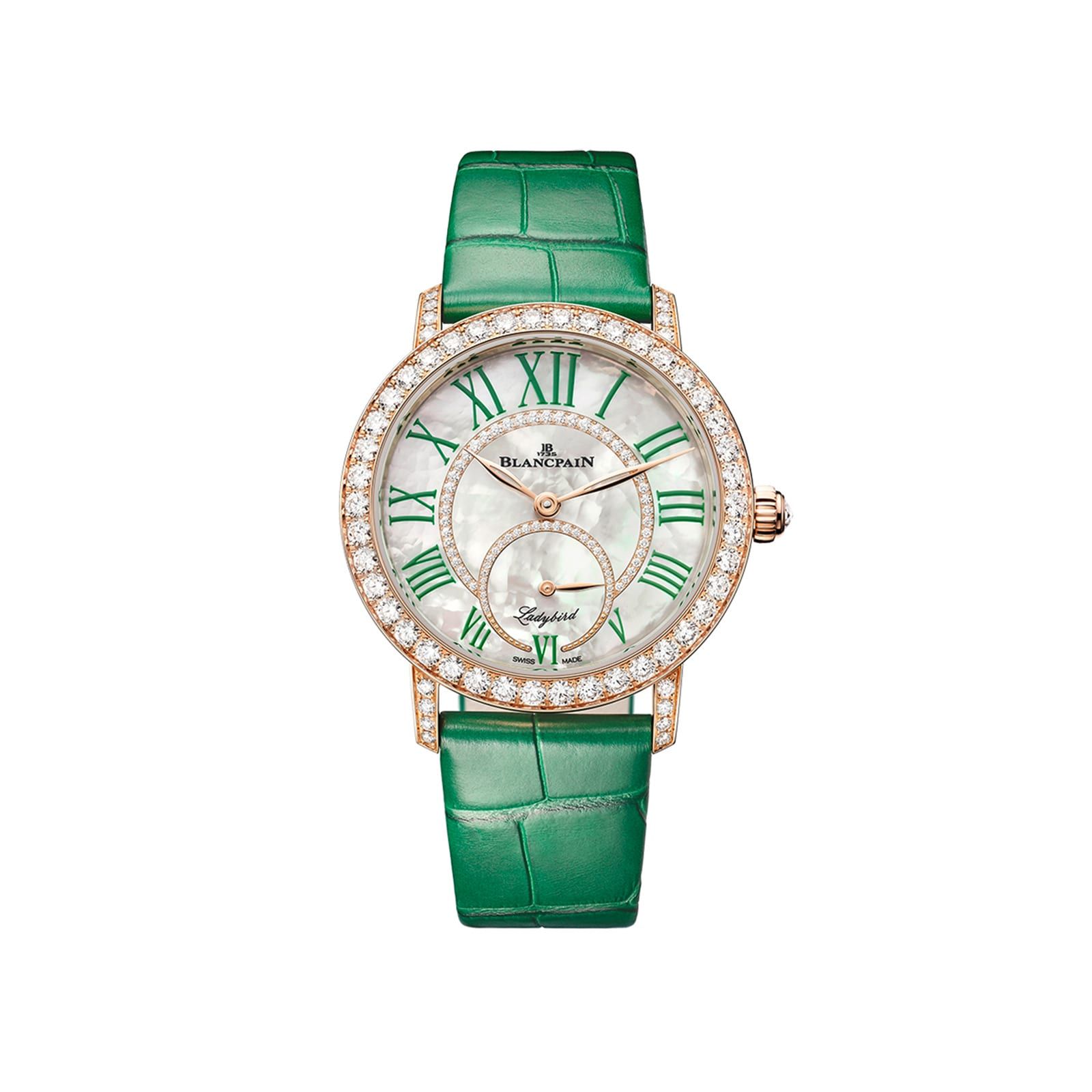 Blancpain Ladybird Colours 34.9mm Forest Green Watch