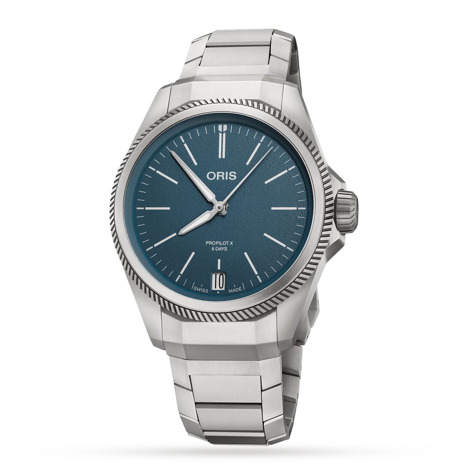 Oris ProPilot X Calibre 400 39mm Blue Dial Watch