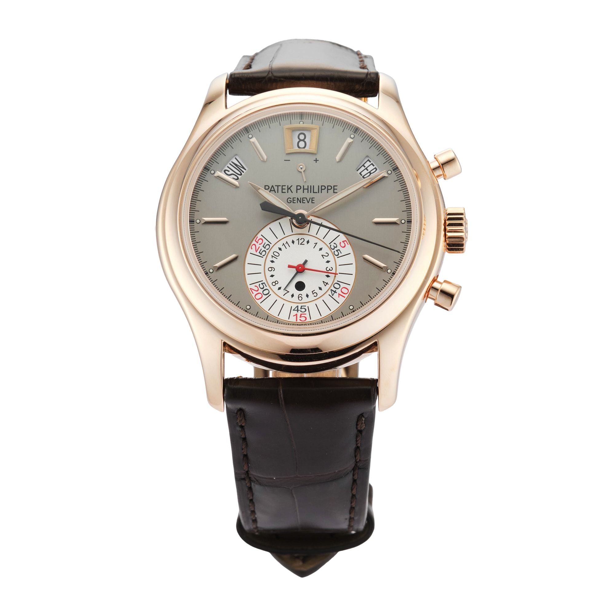 Patek Philippe Annual Calendar Chronograph 40.5mm Rose Gold Watch