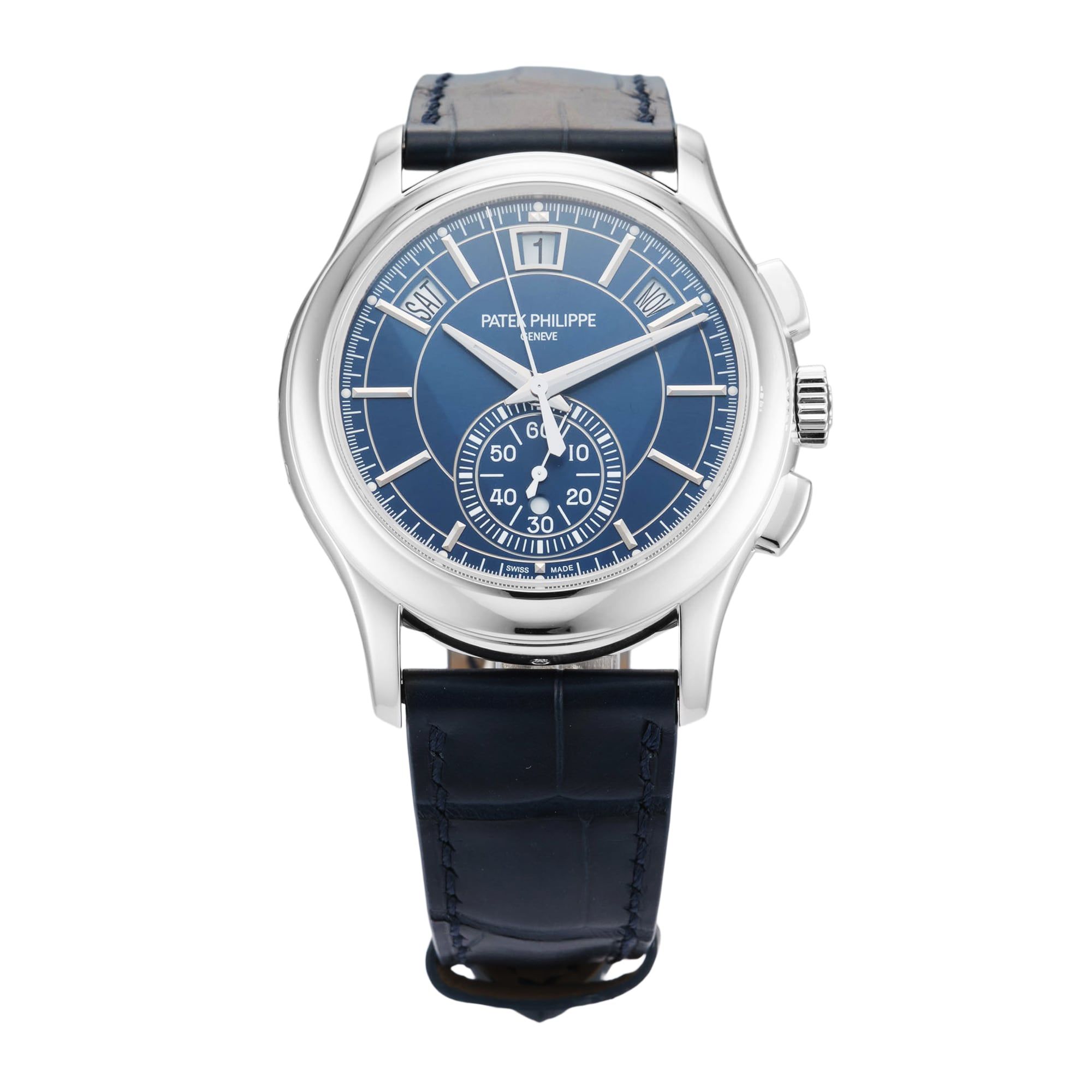 Patek Philippe Annual Calendar Flyback Chronograph 42mm Platinum Watch