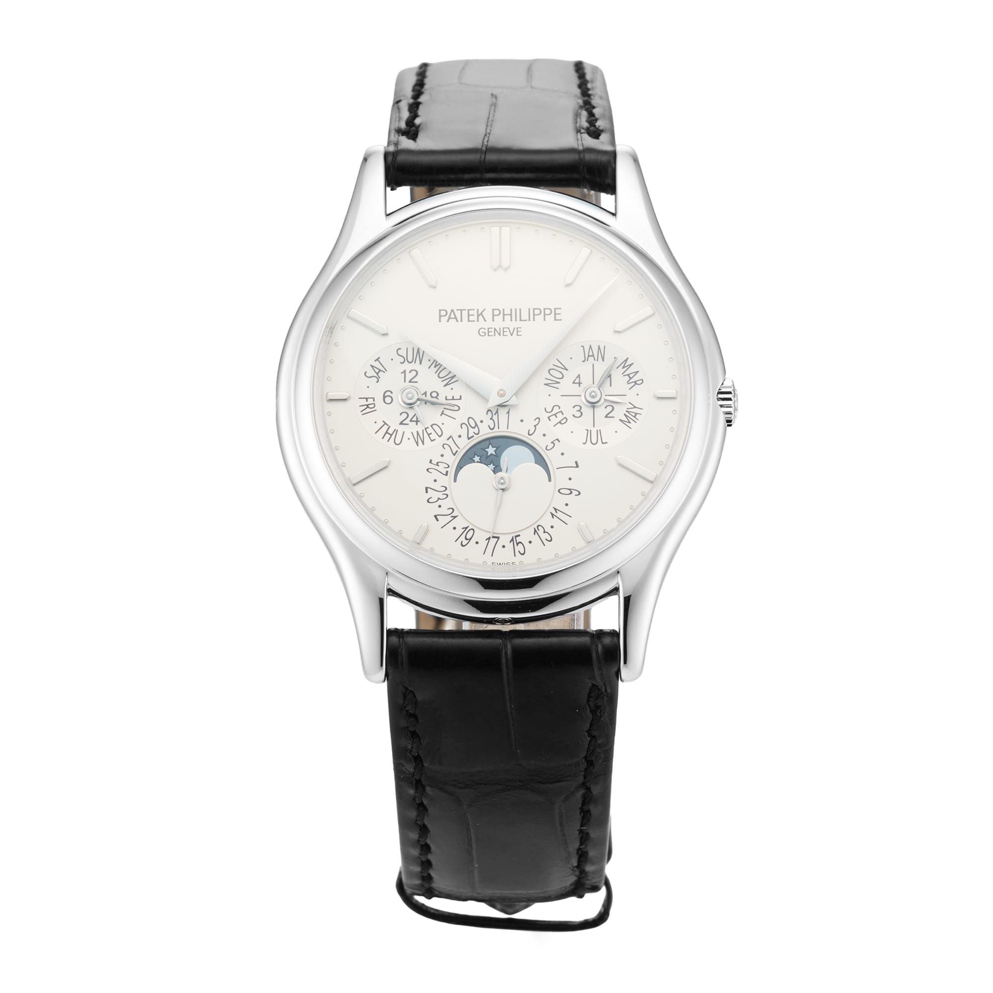 Patek Philippe Perpetual Calendar 37.2mm White Gold Watch
