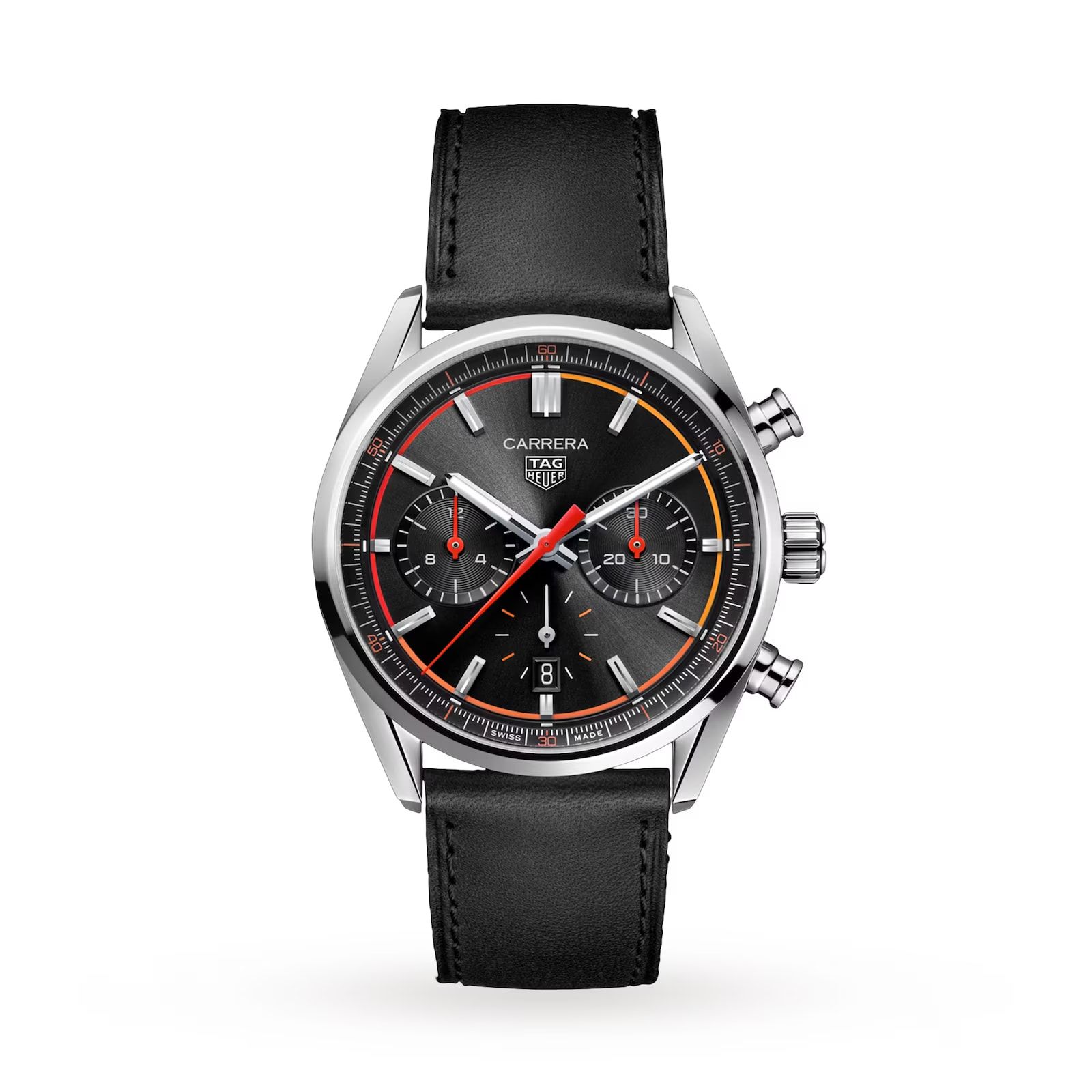 TAG Heuer Carrera Chronograph 42mm Black Dial Watch