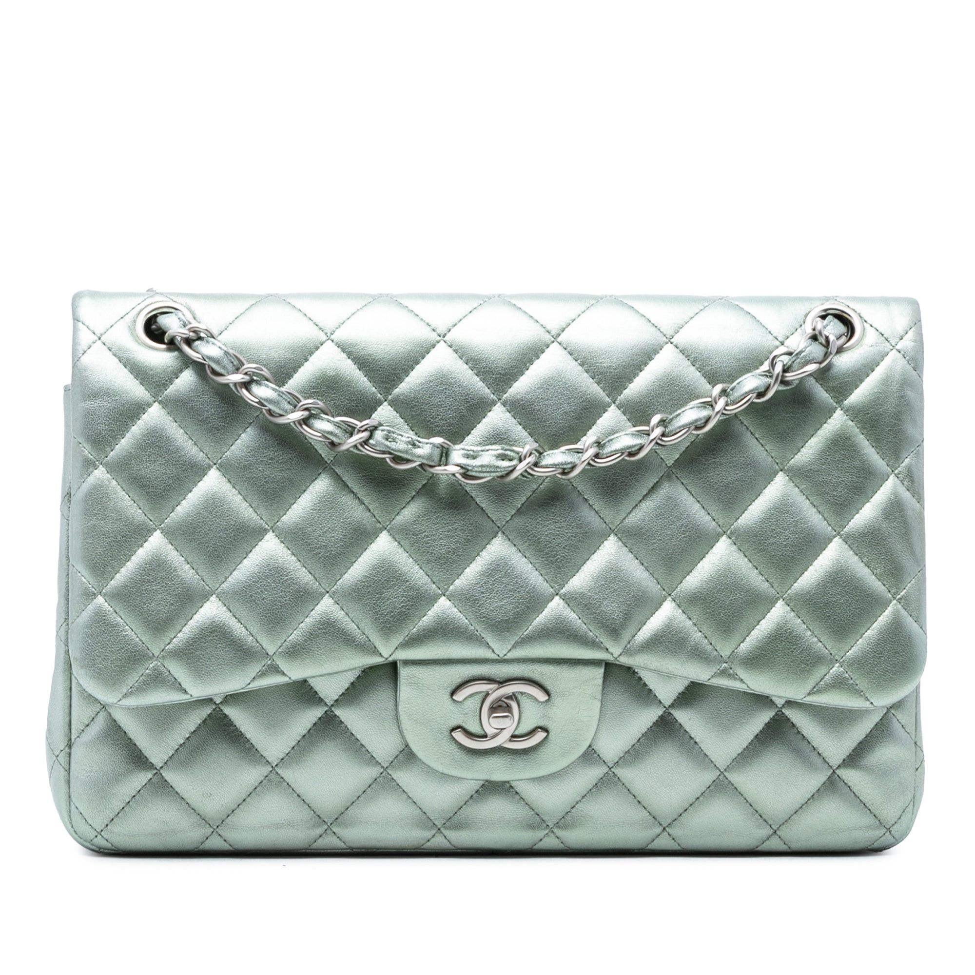 Chanel Jumbo Classic Metallic Lambskin Double Flap