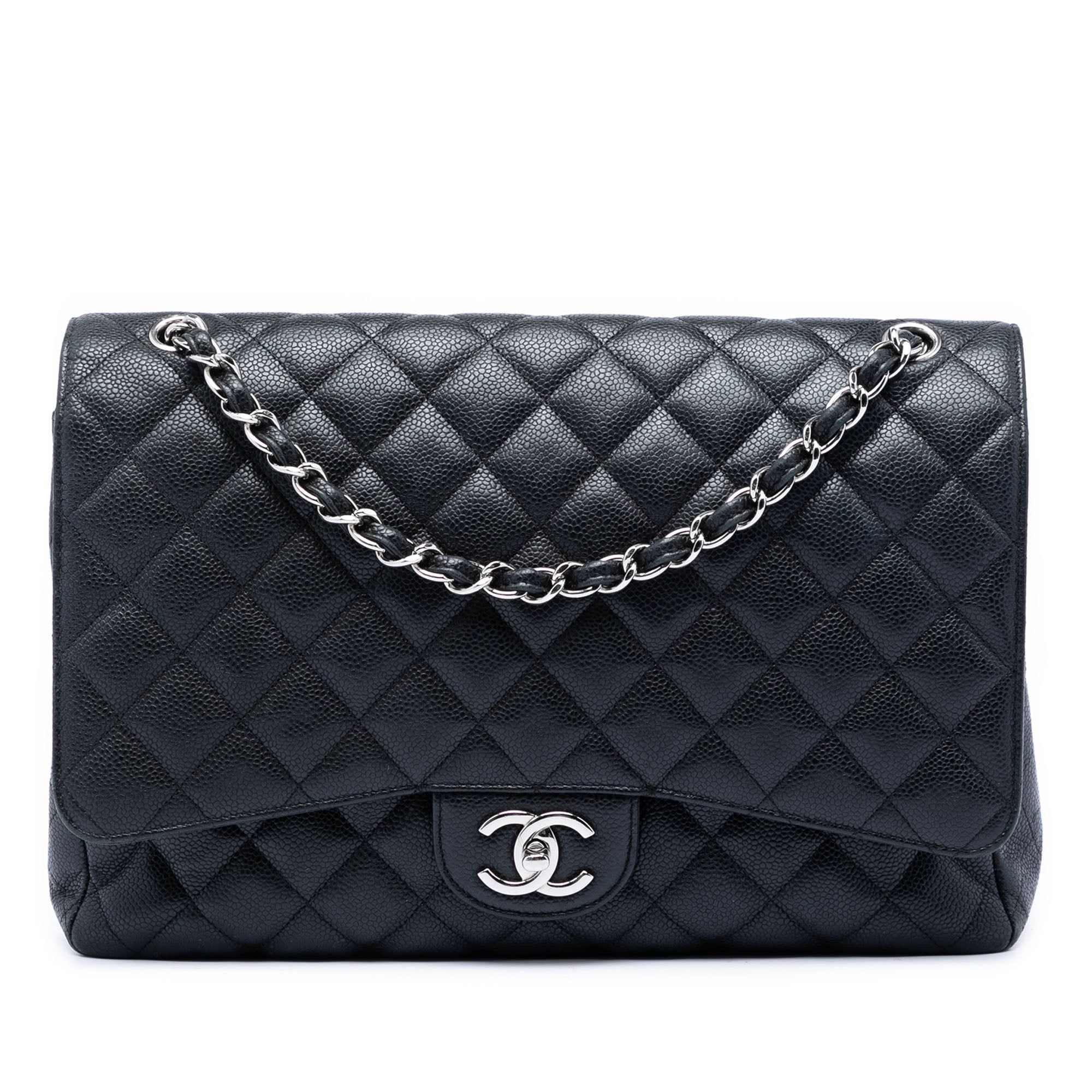 Chanel Maxi Classic Caviar Double Flap