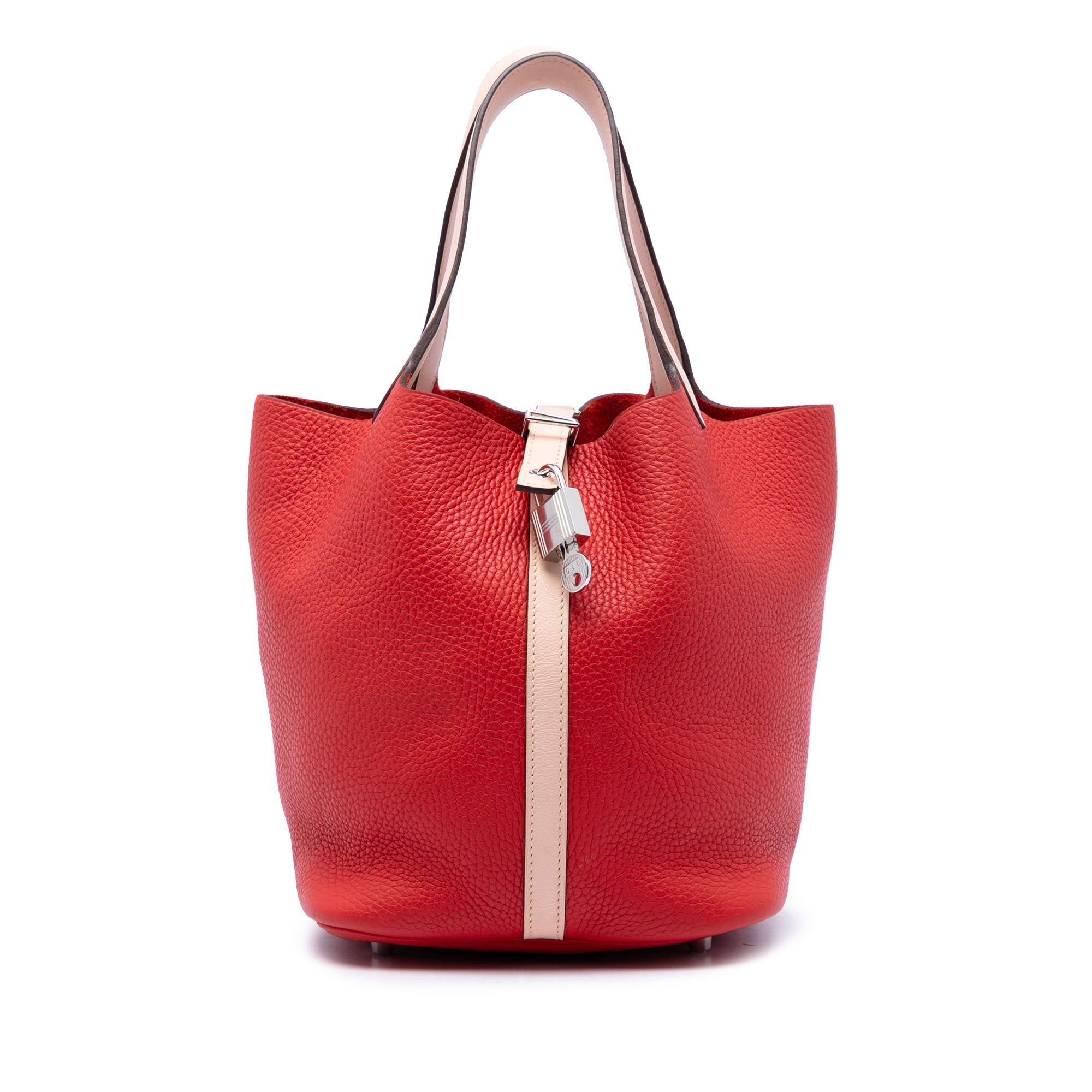 Hermès Bicolor Clemence And Swift Picotin Lock 22