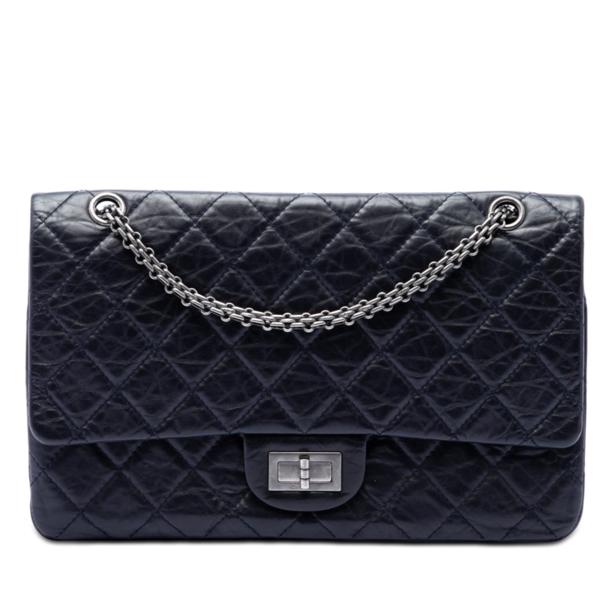 Chanel Quilted Aged Calfskin Reissue 2.55 Double Flap 227