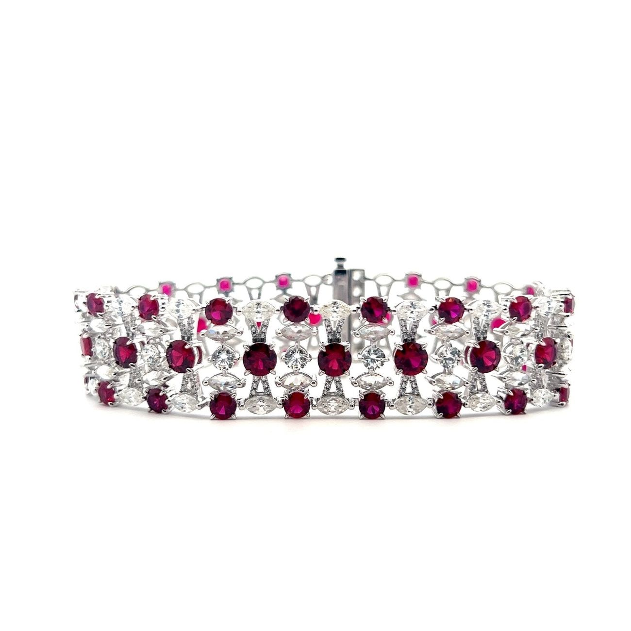 The Light Before Sunset Ruby Bracelet