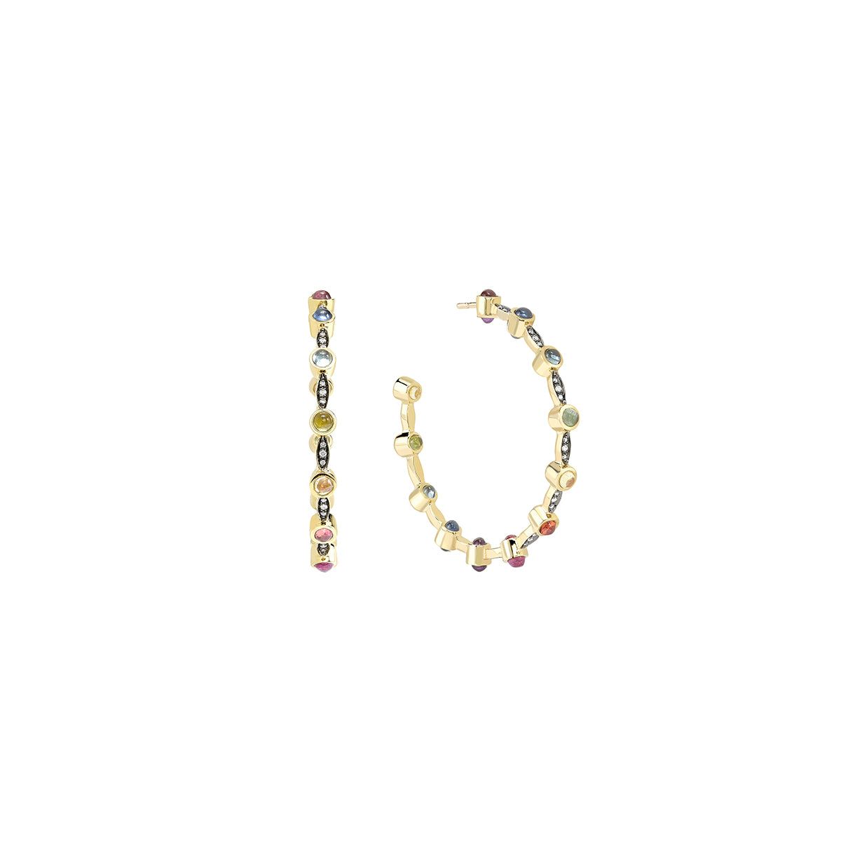Noor Fares Mandorla Creole Earrings