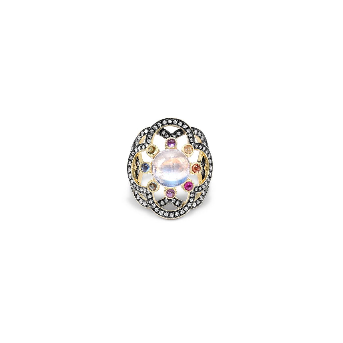 Noor Fares Flower of Life Ring