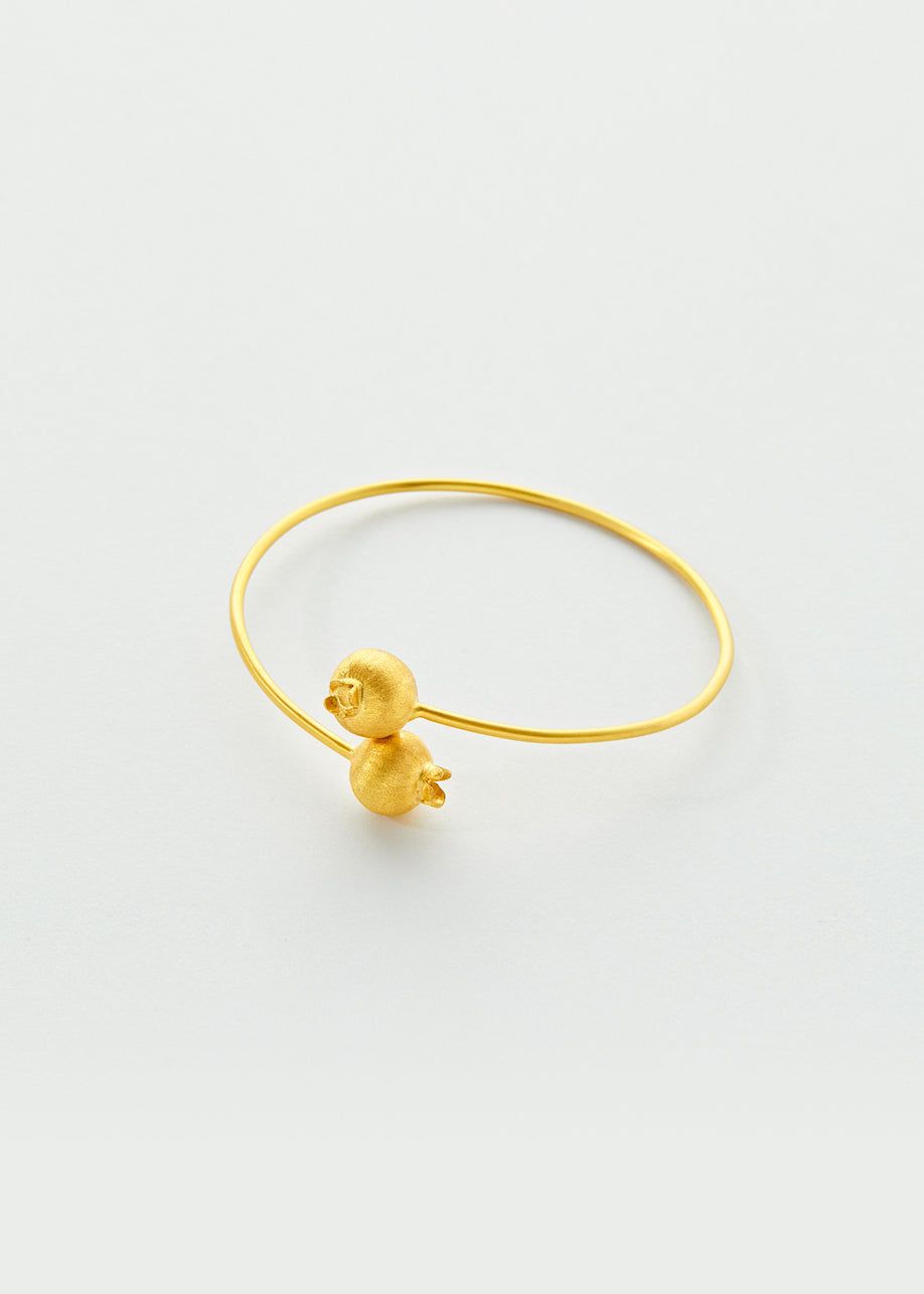 Pippa Small Jordan Double Pomegranate Bangle