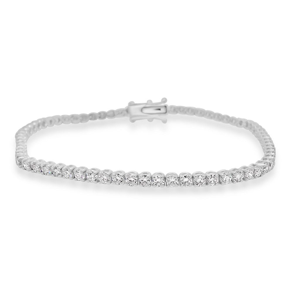 Lab Grown Diamond 4 Claw Line Bracelet WLGD1186