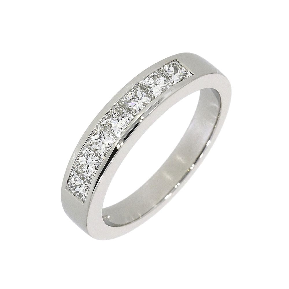Platinum Diamond Princess Cut Eternity Ring