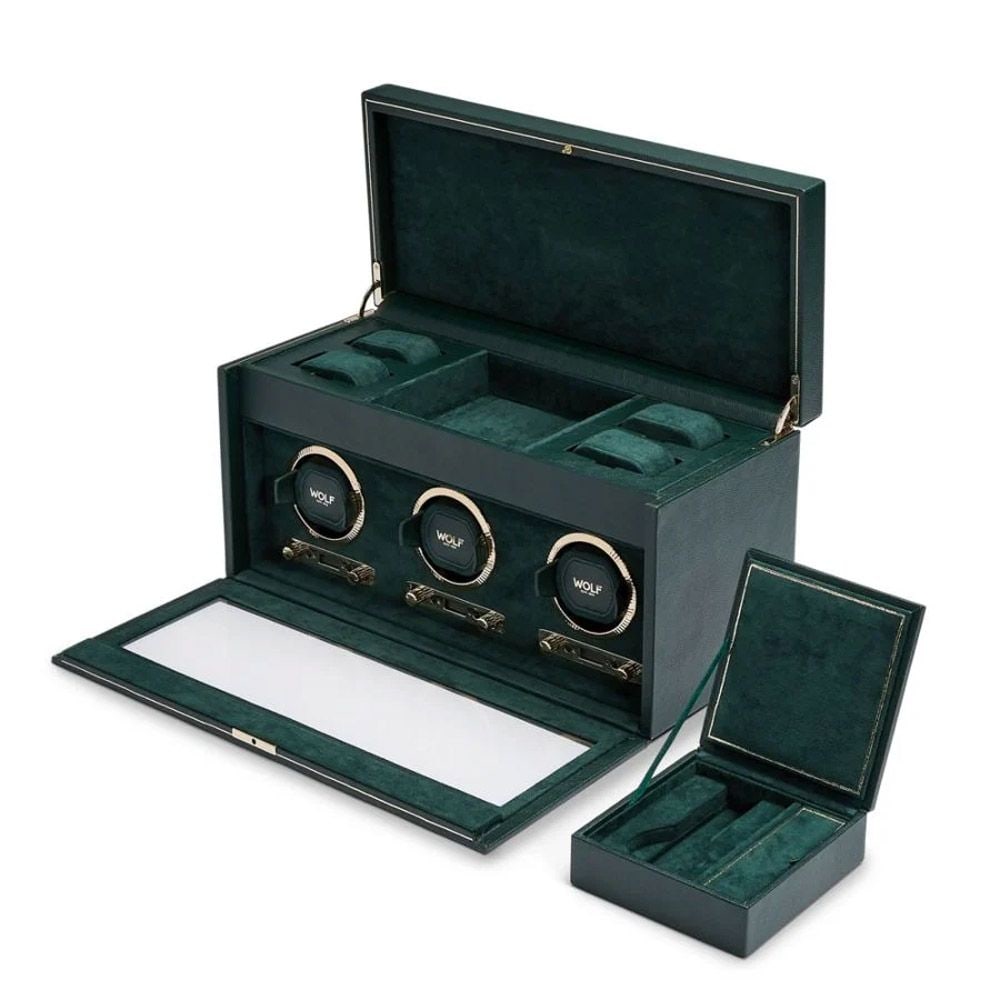 Wolf British Racing Triple Winder – Green
