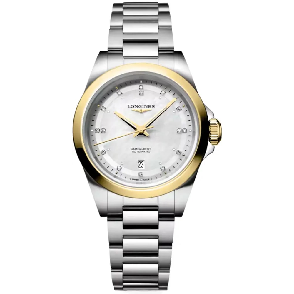Longines Conquest 30mm Mother of Pearl Dial