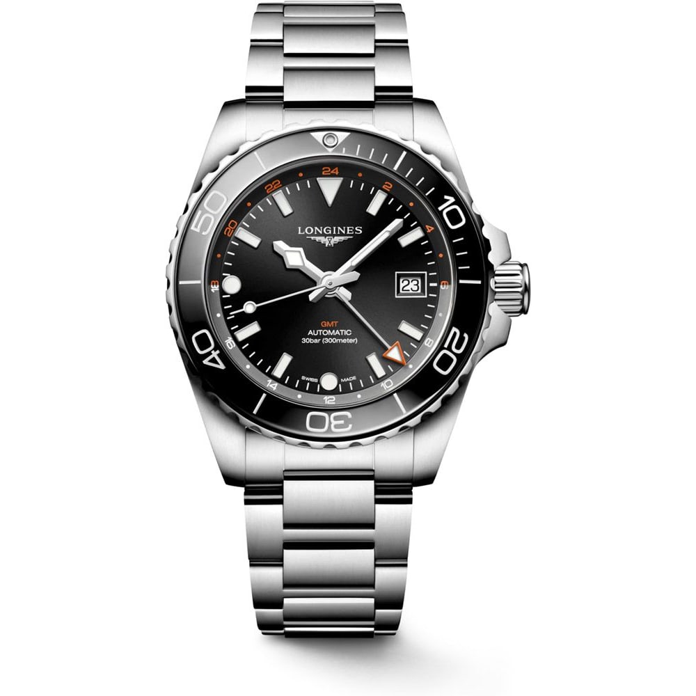 Longines Hydro Conquest GMT 41mm Black Dial
