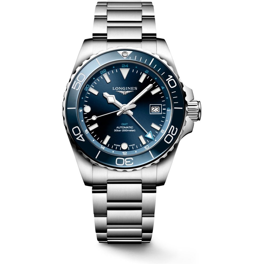 Longines Hydro Conquest GMT 41mm Blue Dial