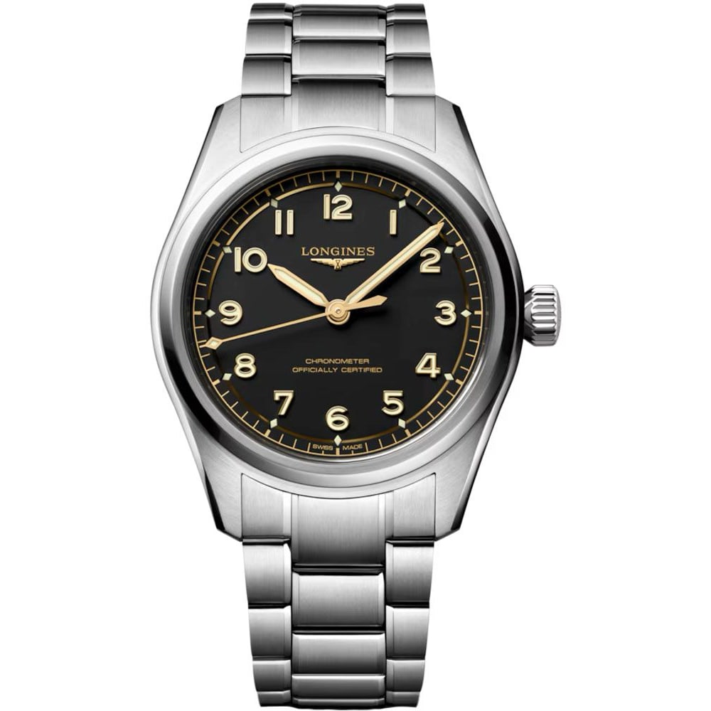 Longines Spirit Pilot 39mm Black Dial