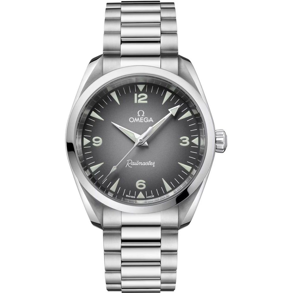 OMEGA Seamaster Railmaster 38mm Grey / Silver