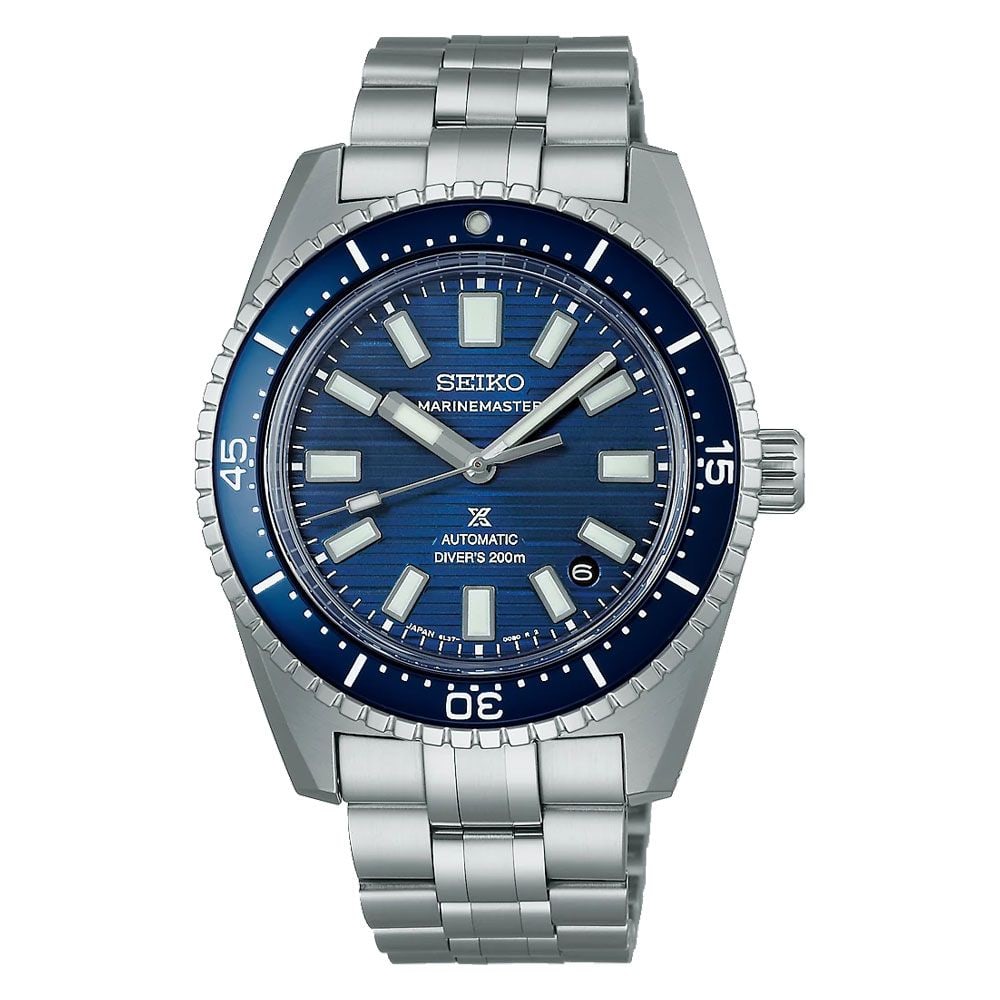 Pre-Owned Seiko Prospex Blue-water navy 'Marinemaster' 1965 Re-interpretation SJE119J1