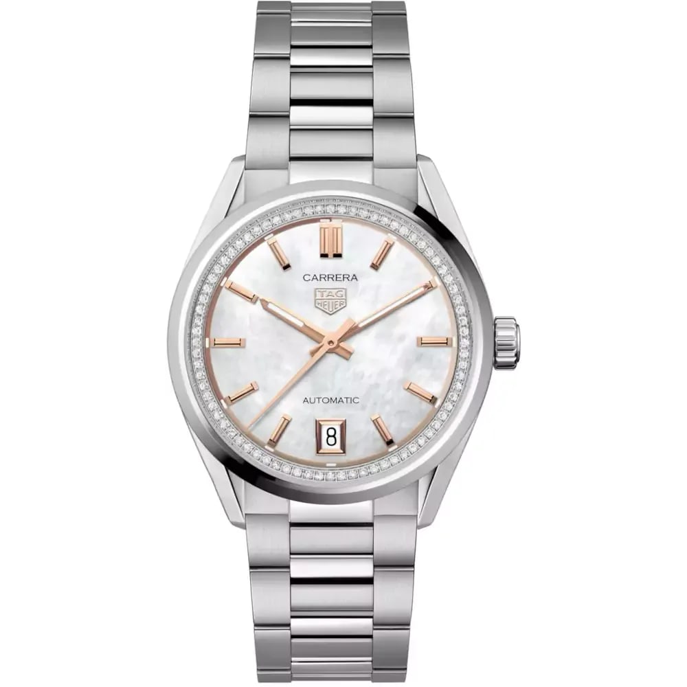 TAG Heuer Carrera Calibre 7 WBN231C.BA0001 36mm Mother of Pearl