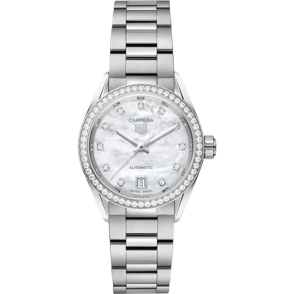 TAG Heuer Carrera Date WBN2414.BA0621 29mm Mother of Pearl
