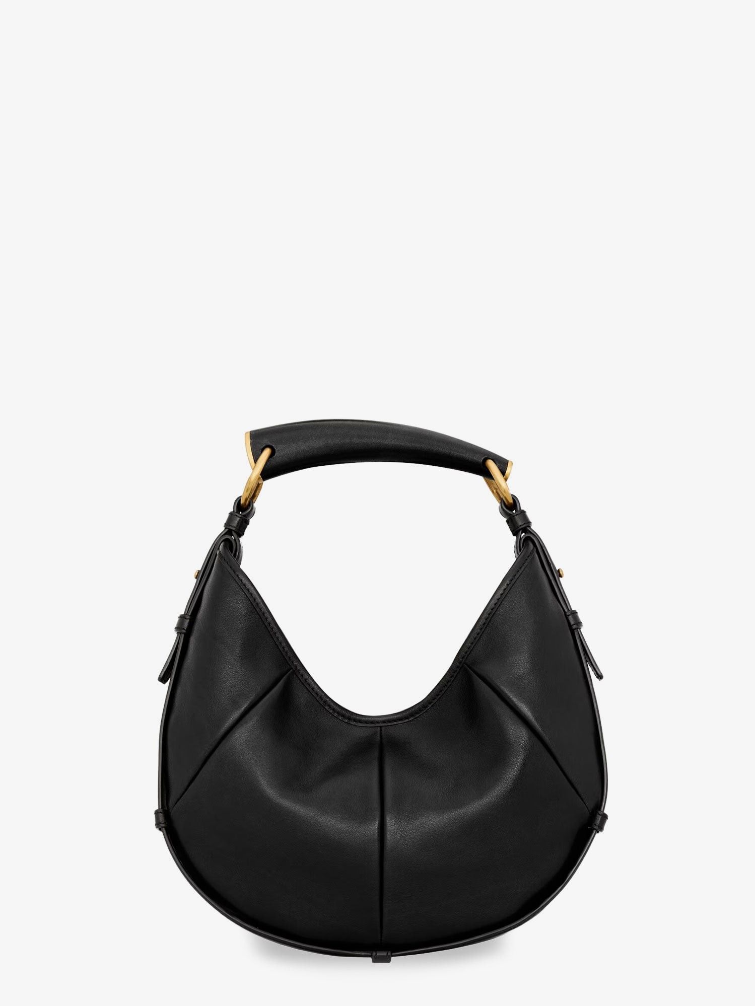 Saint Laurent Me Mini Hobo Bag in Black Leather