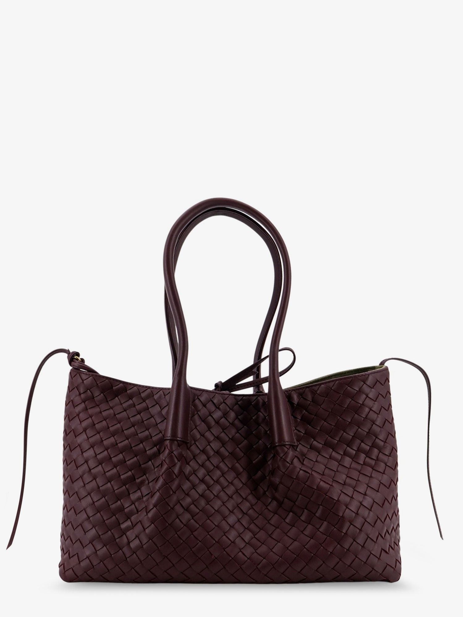 Bottega Veneta Medium Andiamo Reversible Tote Brown