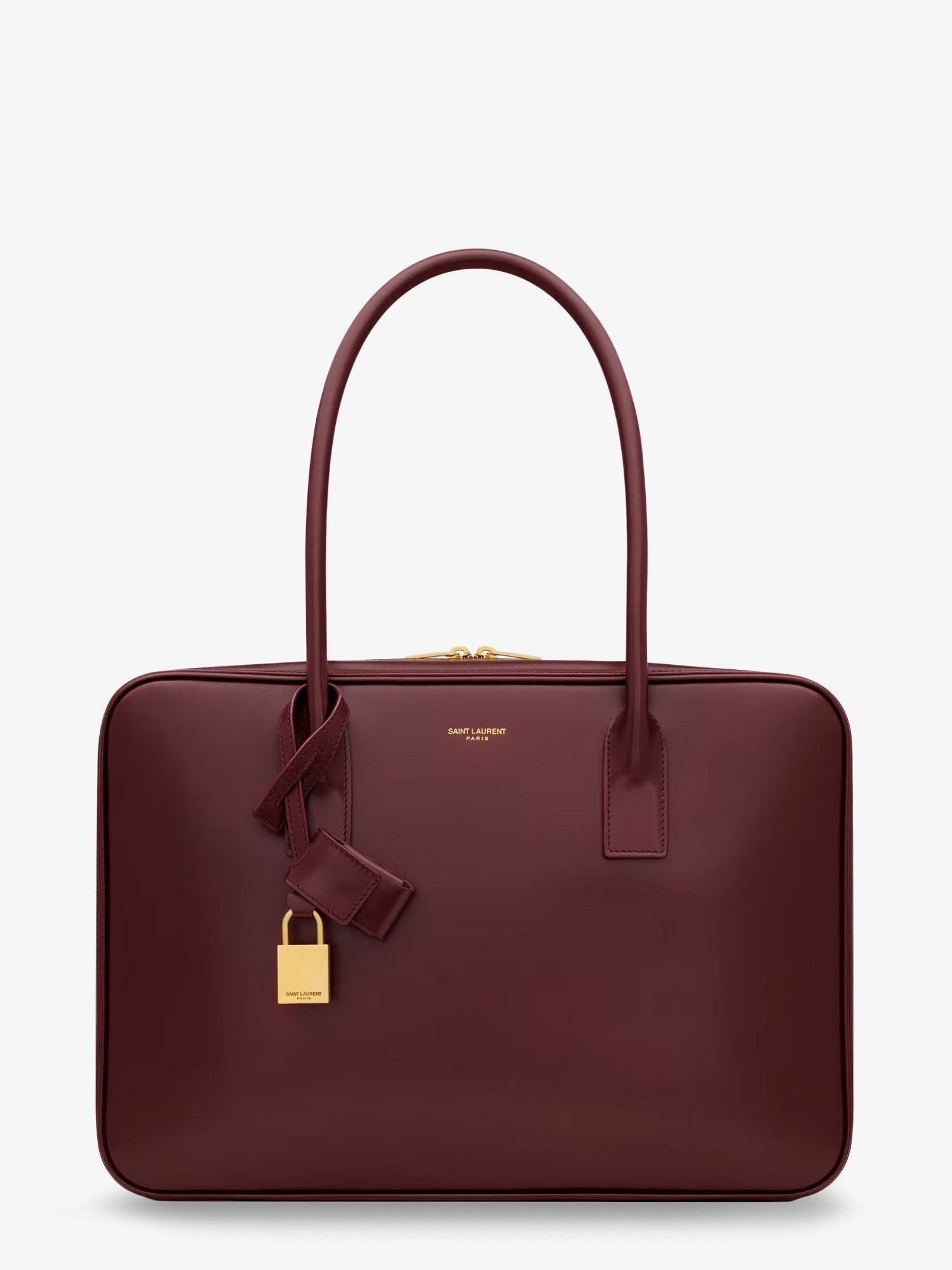 Saint Laurent Es Tote Bag in Red Leather