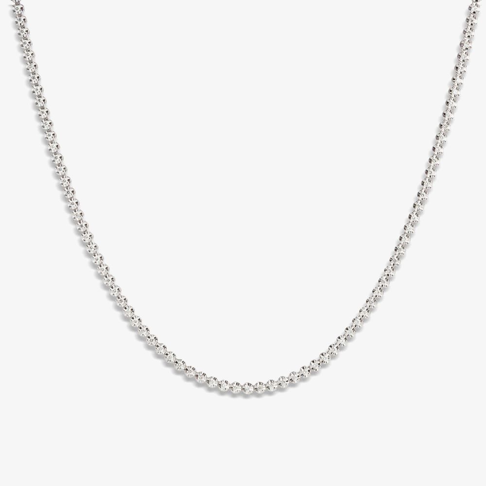 18ct White Gold Rosabella Diamond Tennis Necklace