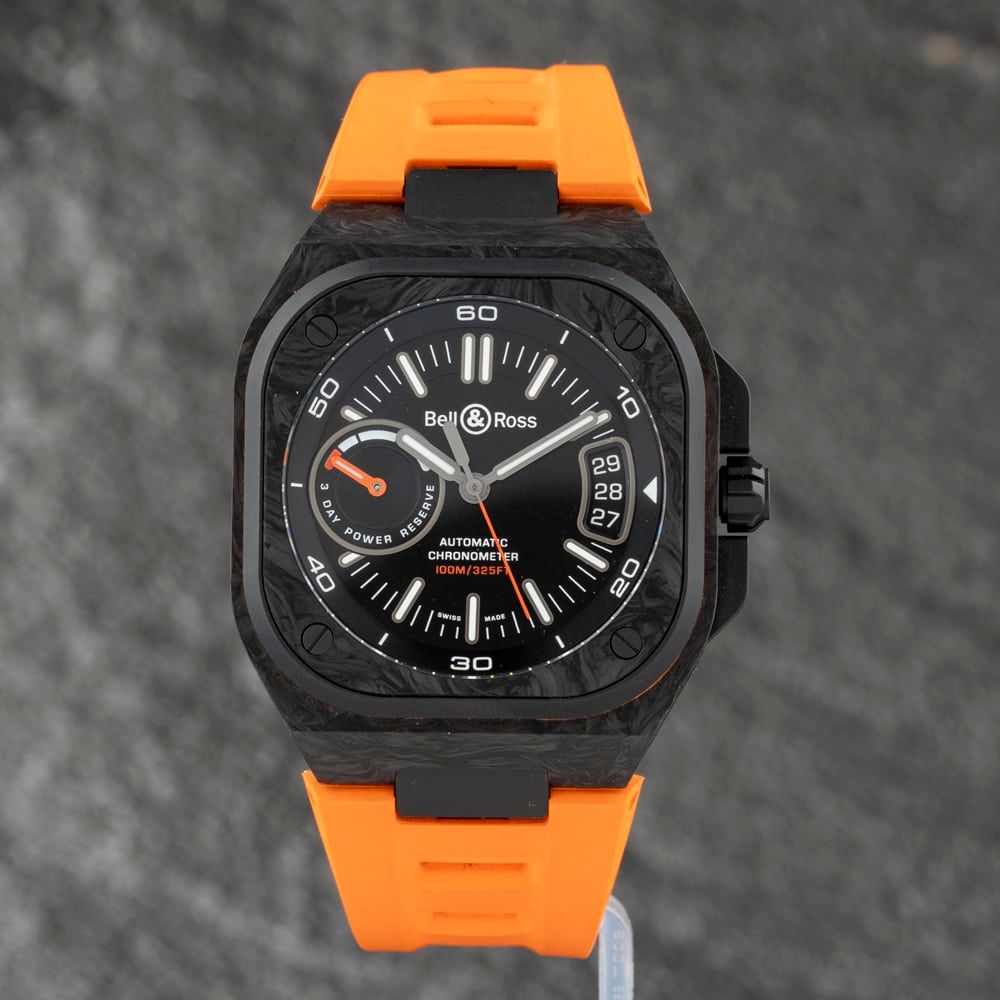 Pre-Owned Bell & Ross BR-X5 Carbon Orange Watch BR X5