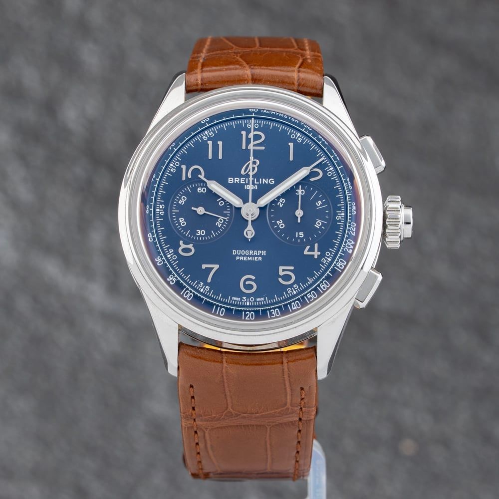 Pre-Owned Breitling Duograph Watch AB1510