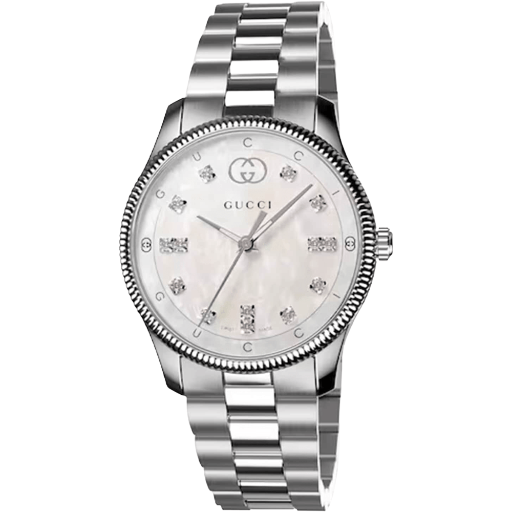 Gucci G-Timeless Mother of Pearl Dial Watch