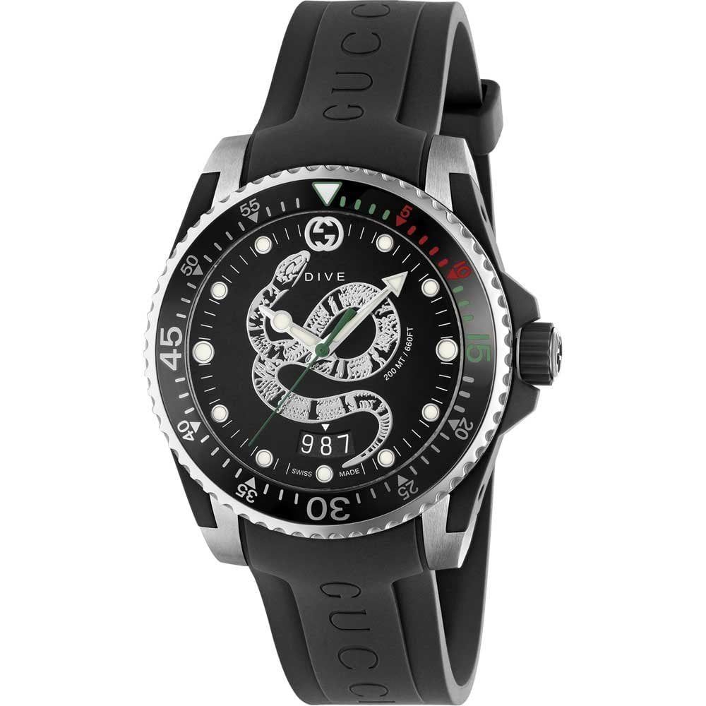 Gucci Dive Snake Dial 40mm Watch